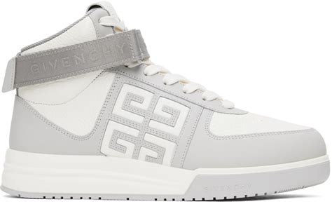 givenchy wing high top sneakers|givenchy white and grey sneakers.